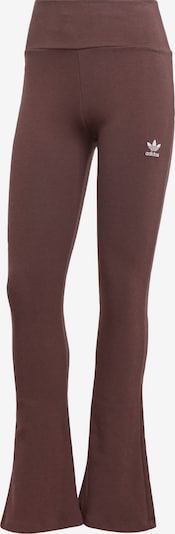 ADIDAS ORIGINALS Pants 'Essentials' in Chestnut brown / White, Item view