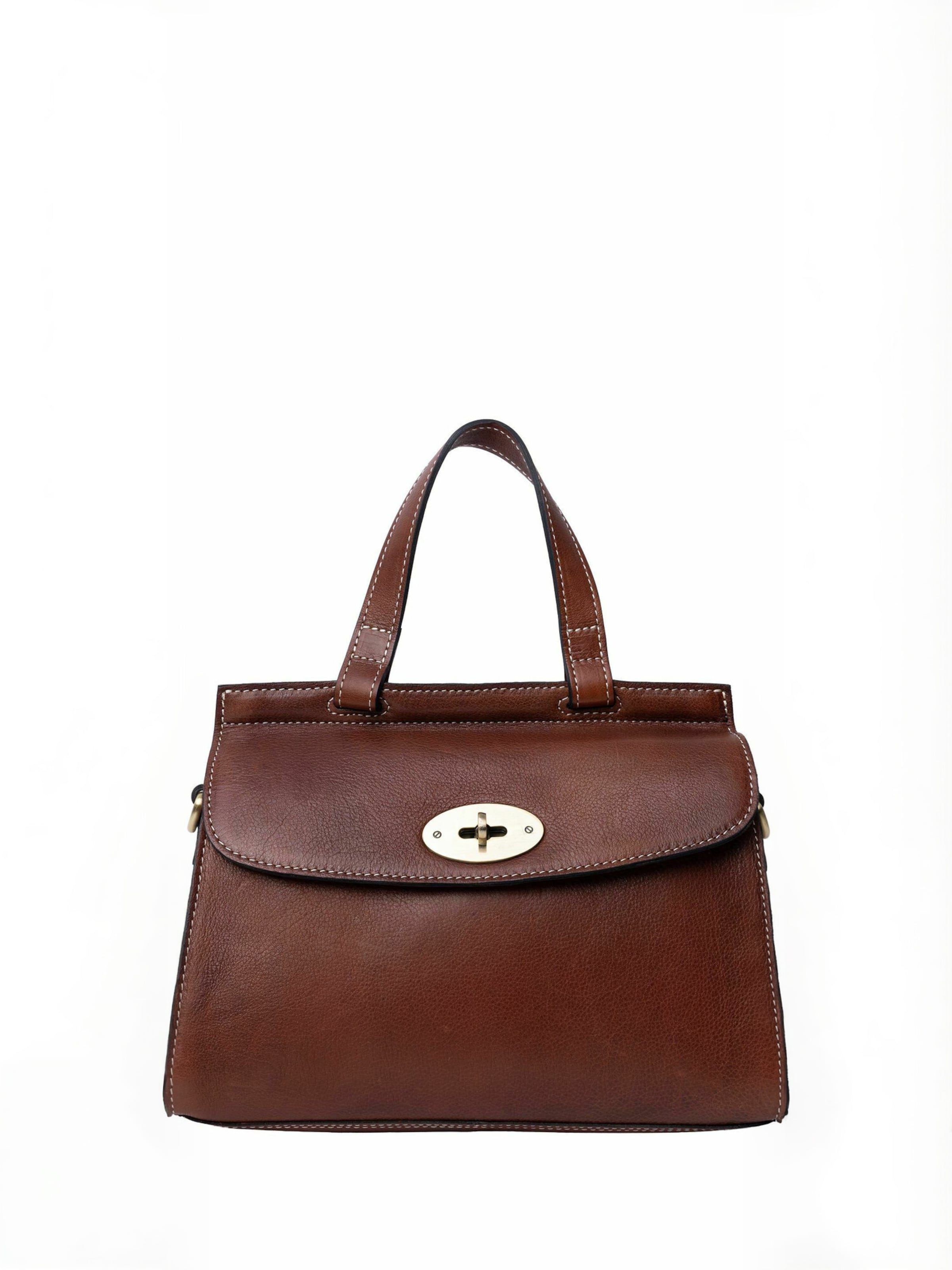RE:DESIGNED Shopper ' Saya ' in Brown: front