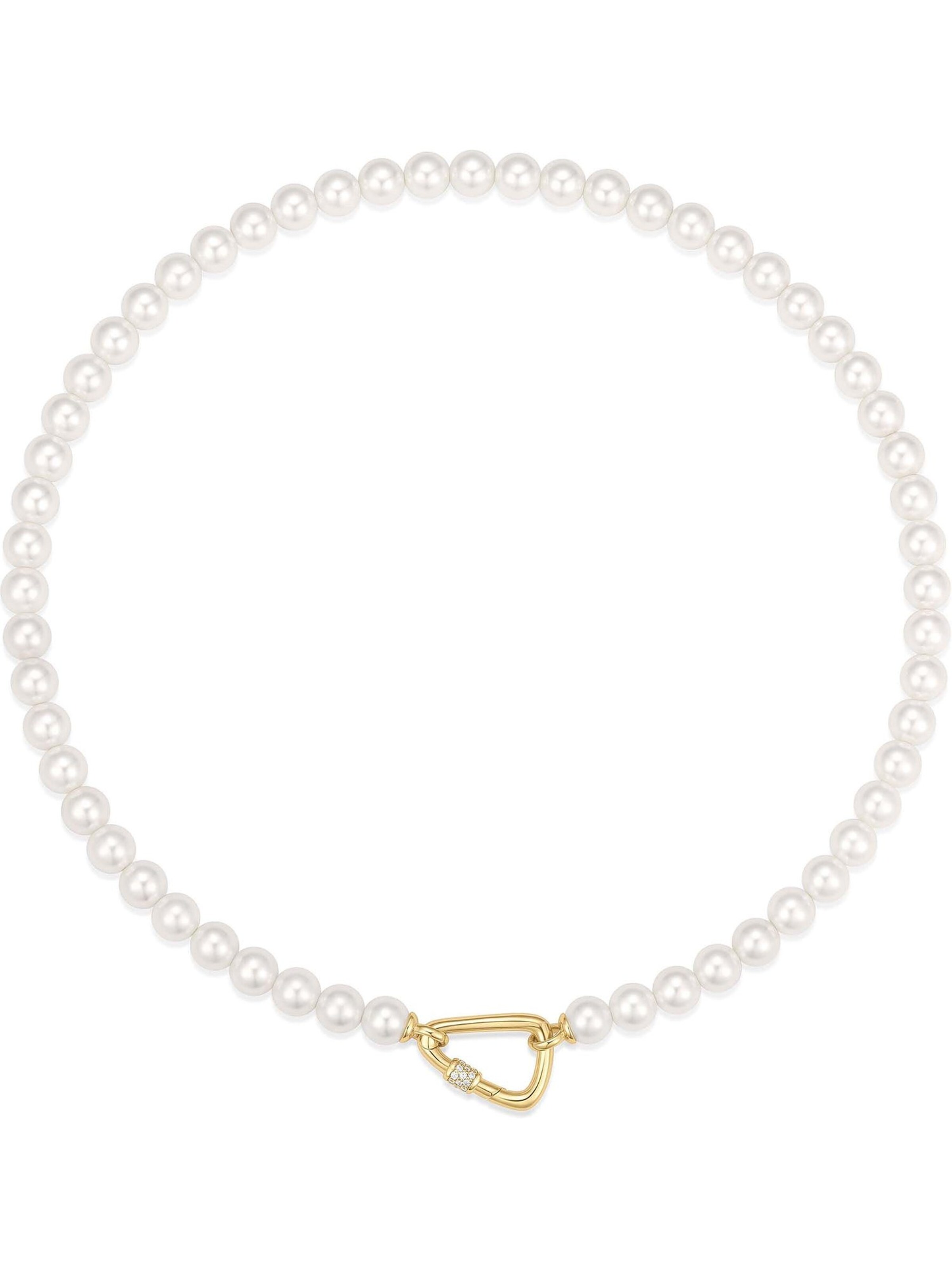 ANIA HAIE Kette in gold / weiß, Produktansicht