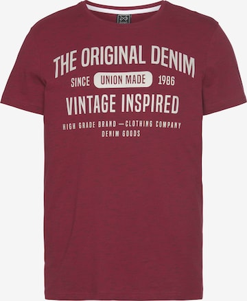JOHN DEVIN T-Shirt in Rot: predná strana