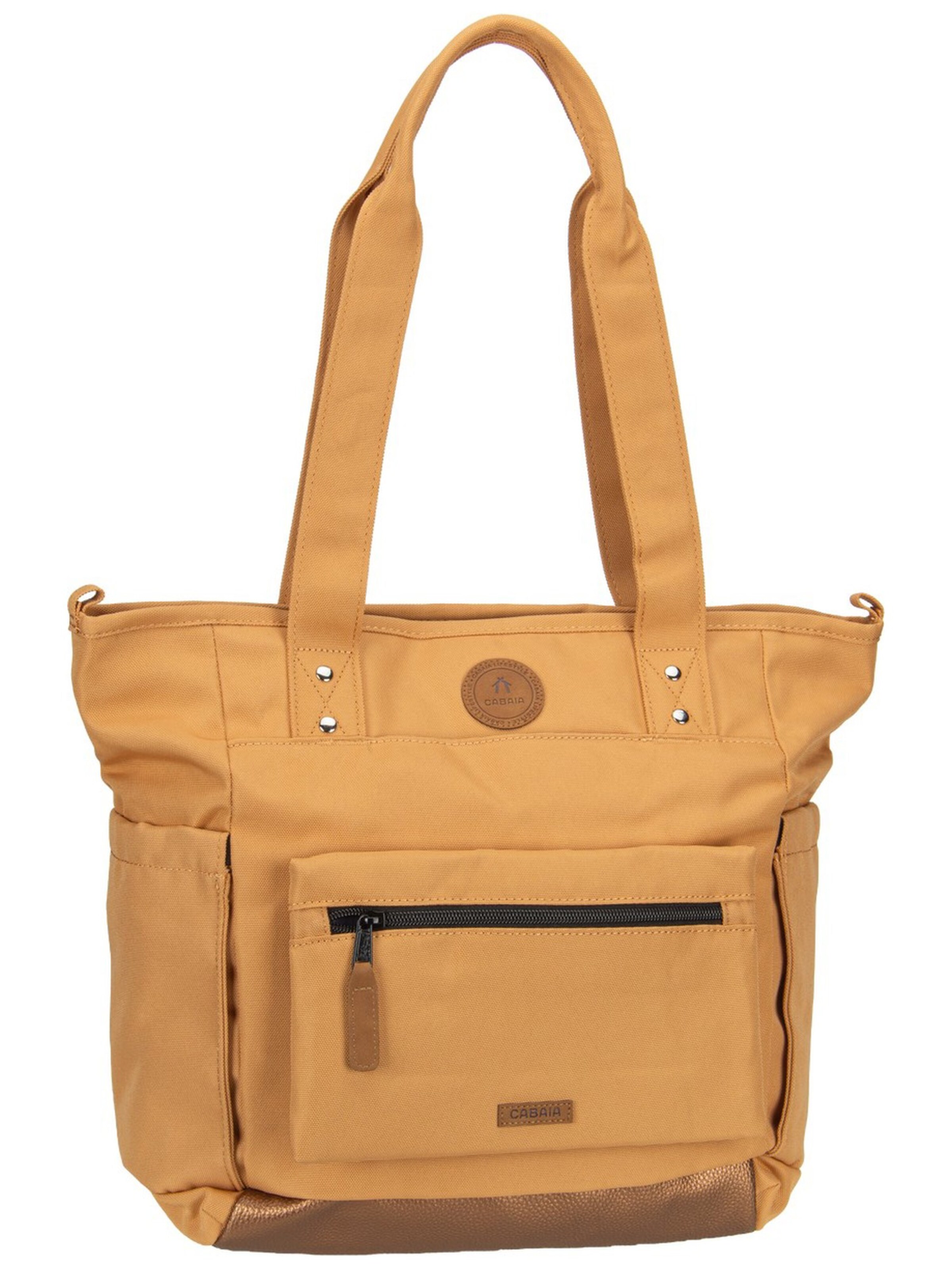 Cabaia Shopper 'Tote Recycled Oxford Medium' in Braun: Vorderseite