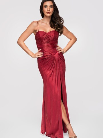Ombre Evening dress in Red