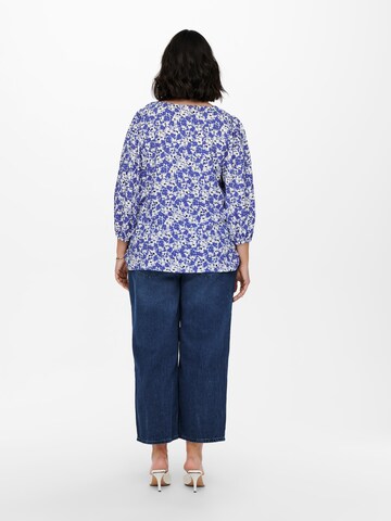 ONLY Carmakoma Blouse 'Dazz' in Blue