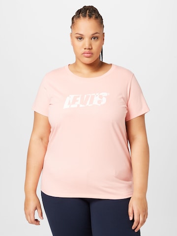 Levi's® Plus Shirt 'The Perfect Tee' in Roze: voorkant