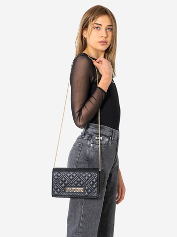 Love Moschino - Bolso de hombro 'QUILTED PU JC4079PP' en negro: frente