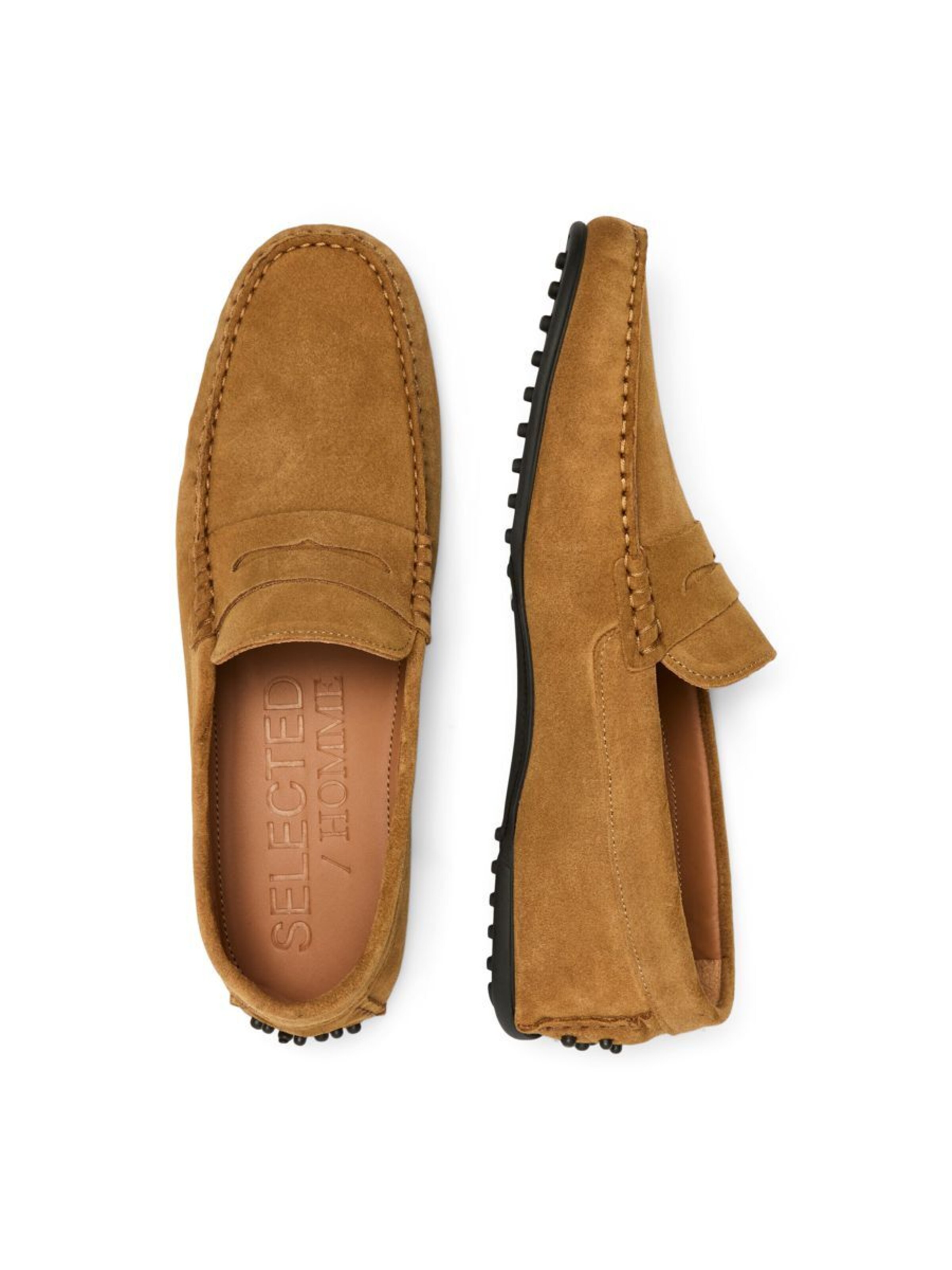 Mocassin 'SLHSERGIO' SELECTED en marron