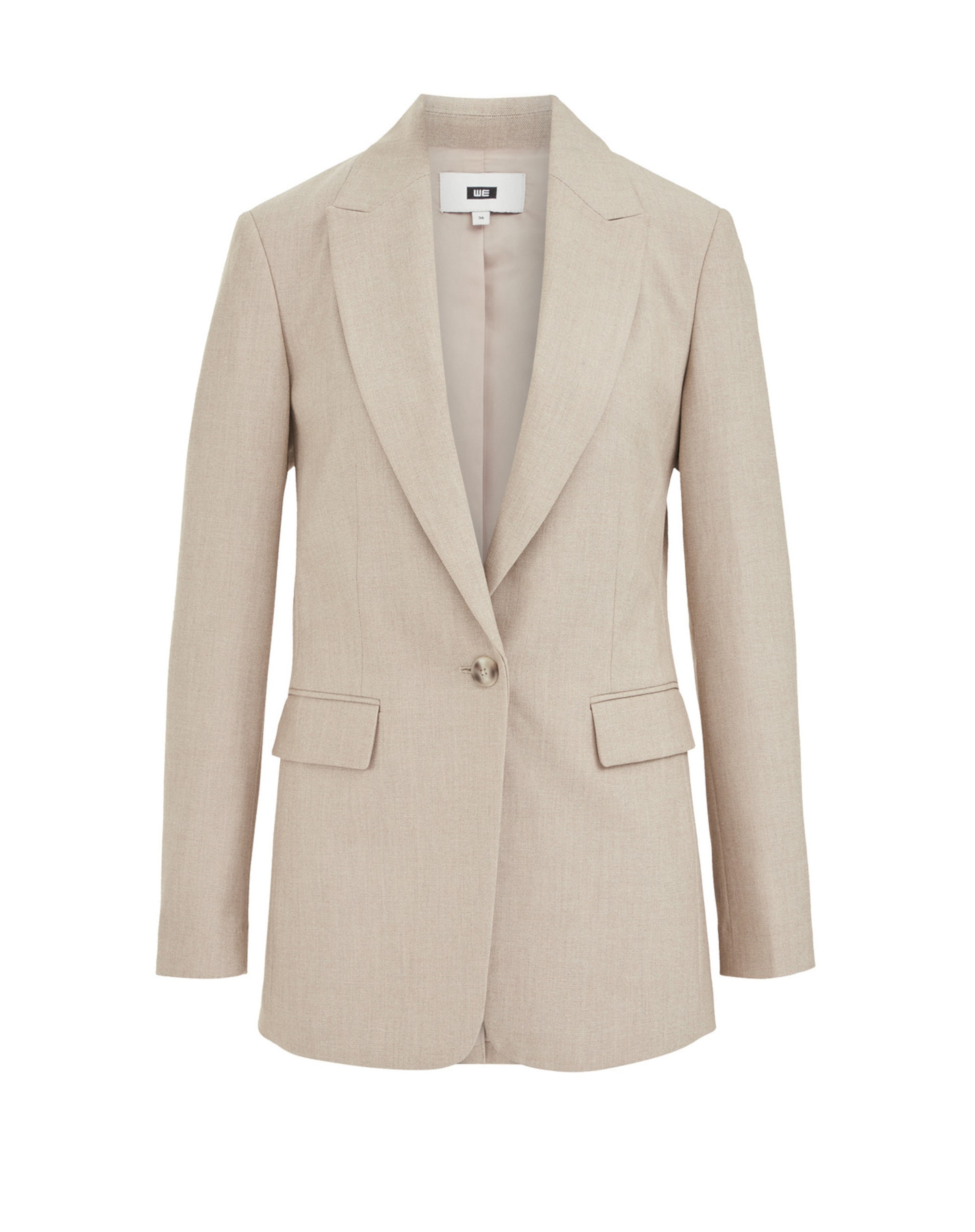 Blazer di WE Fashion in beige: frontale
