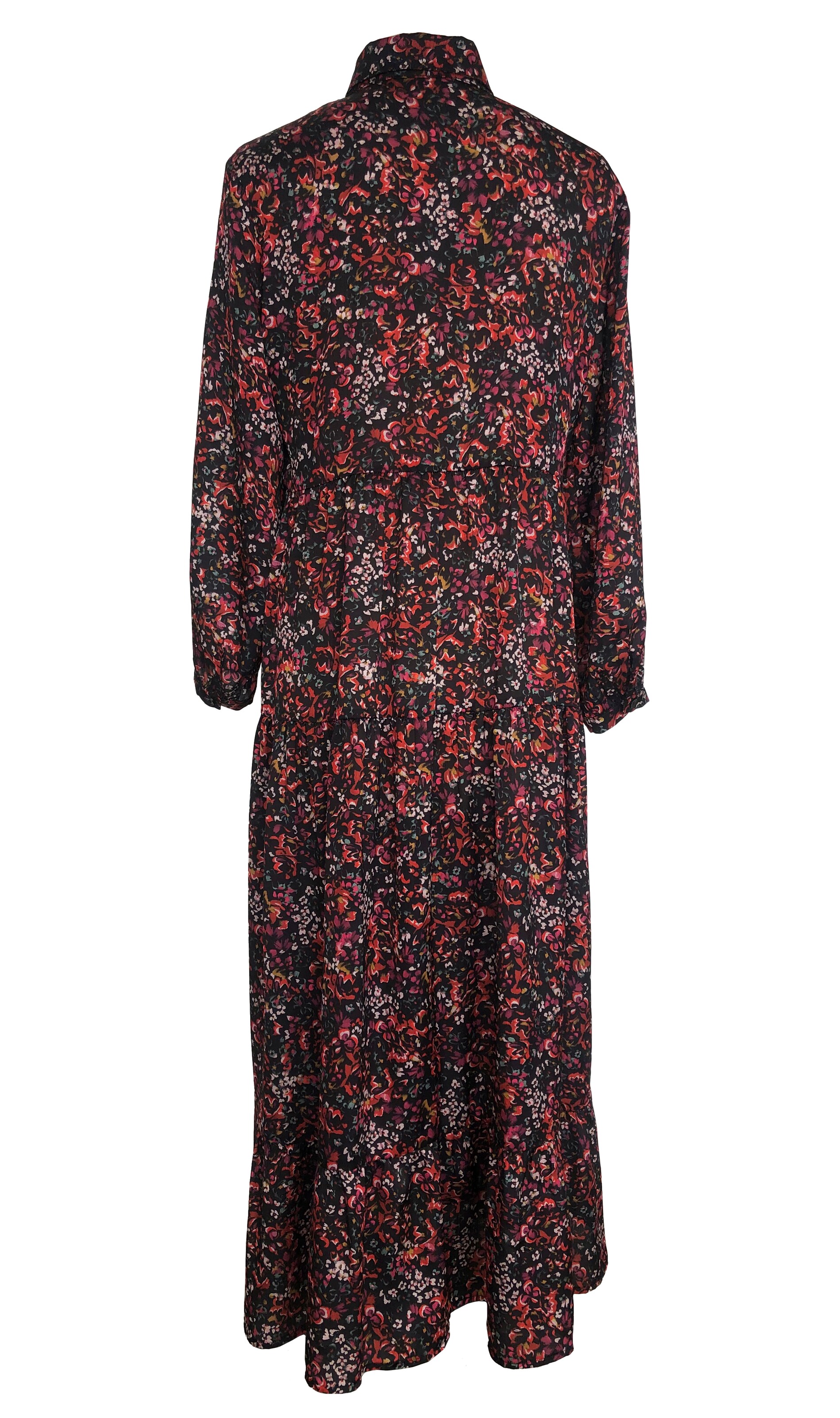 MELROSE Shirt Dress in Black