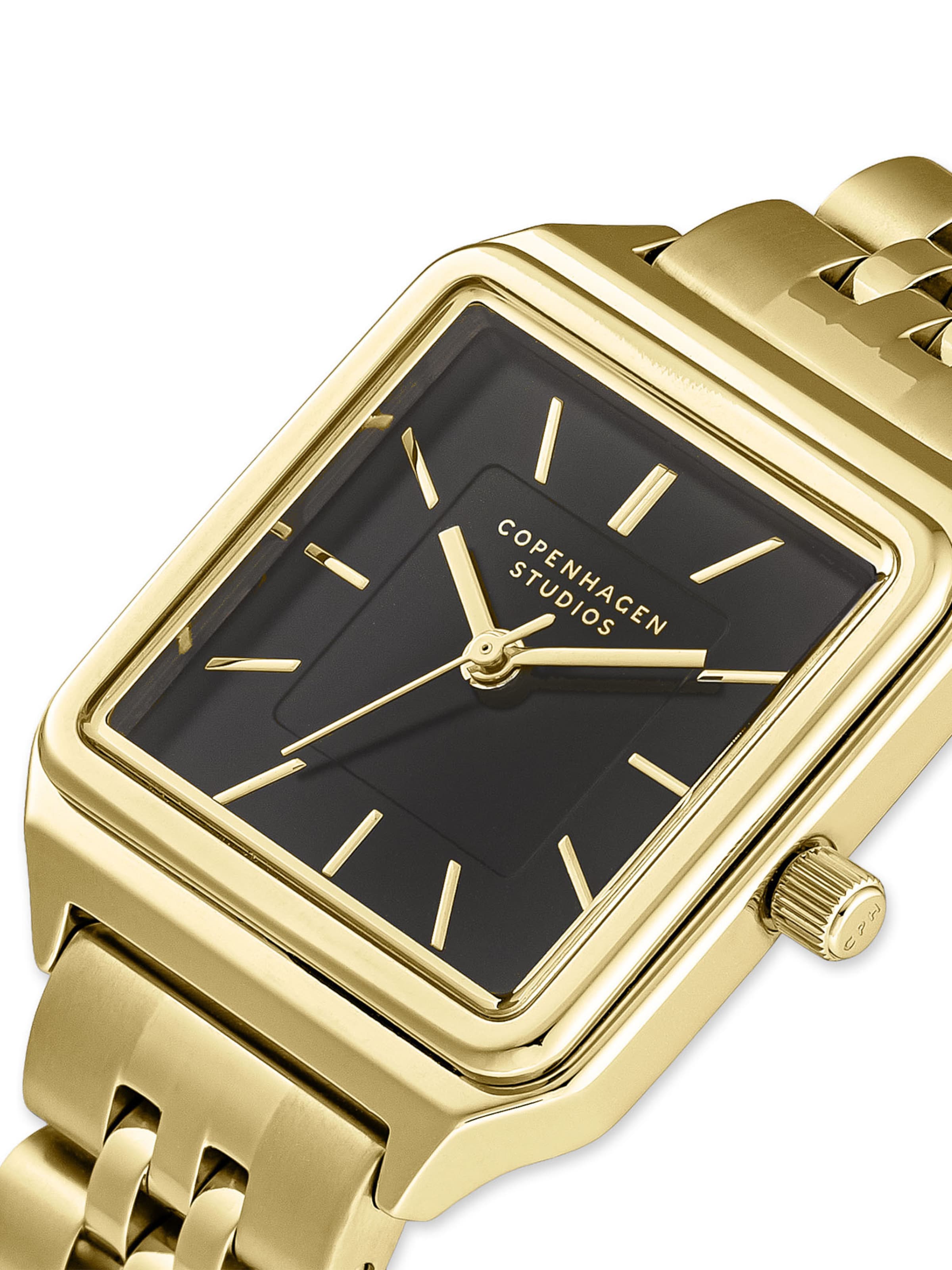Montre à affichage analogique Copenhagen Studios en or