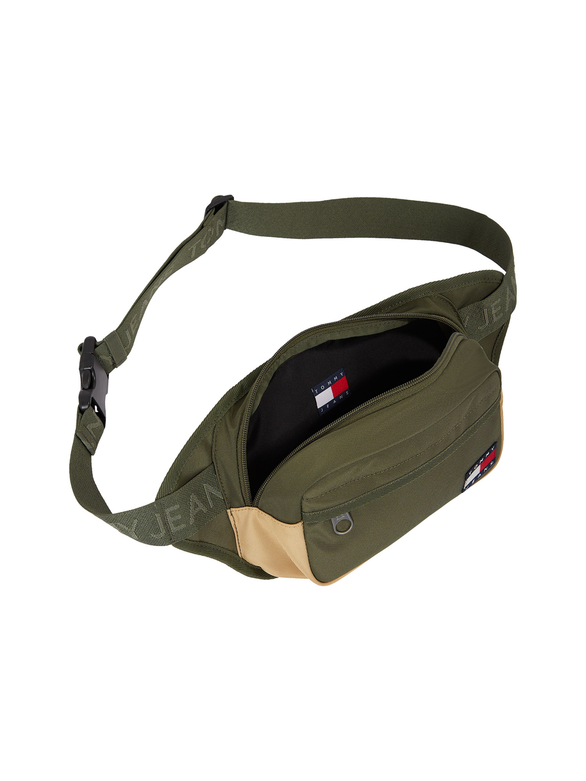 Tommy Jeans Gürteltasche 'ESS DAILY' in Grün