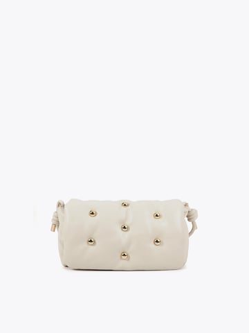 Lola Casademunt - Bolso de hombro en blanco: frente