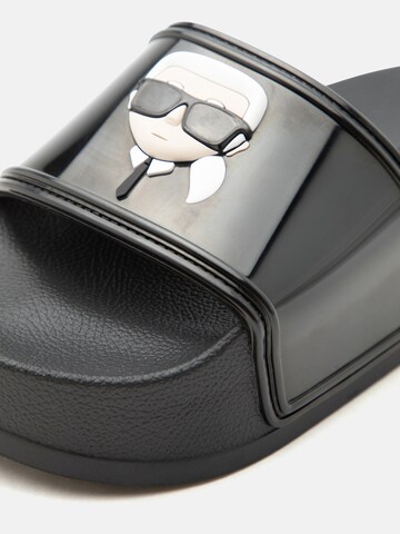 Karl Lagerfeld Sandalen met riem in Wit