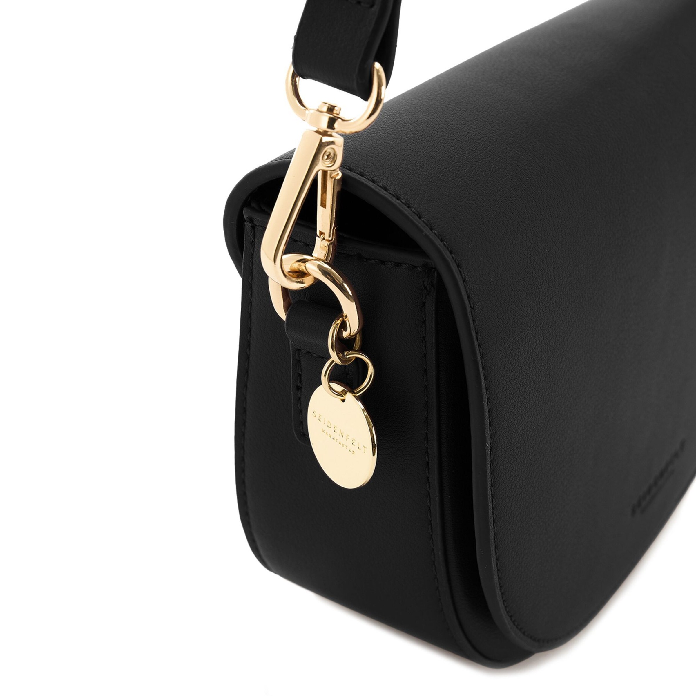 Seidenfelt Crossbody bag 'Nelma' in Black