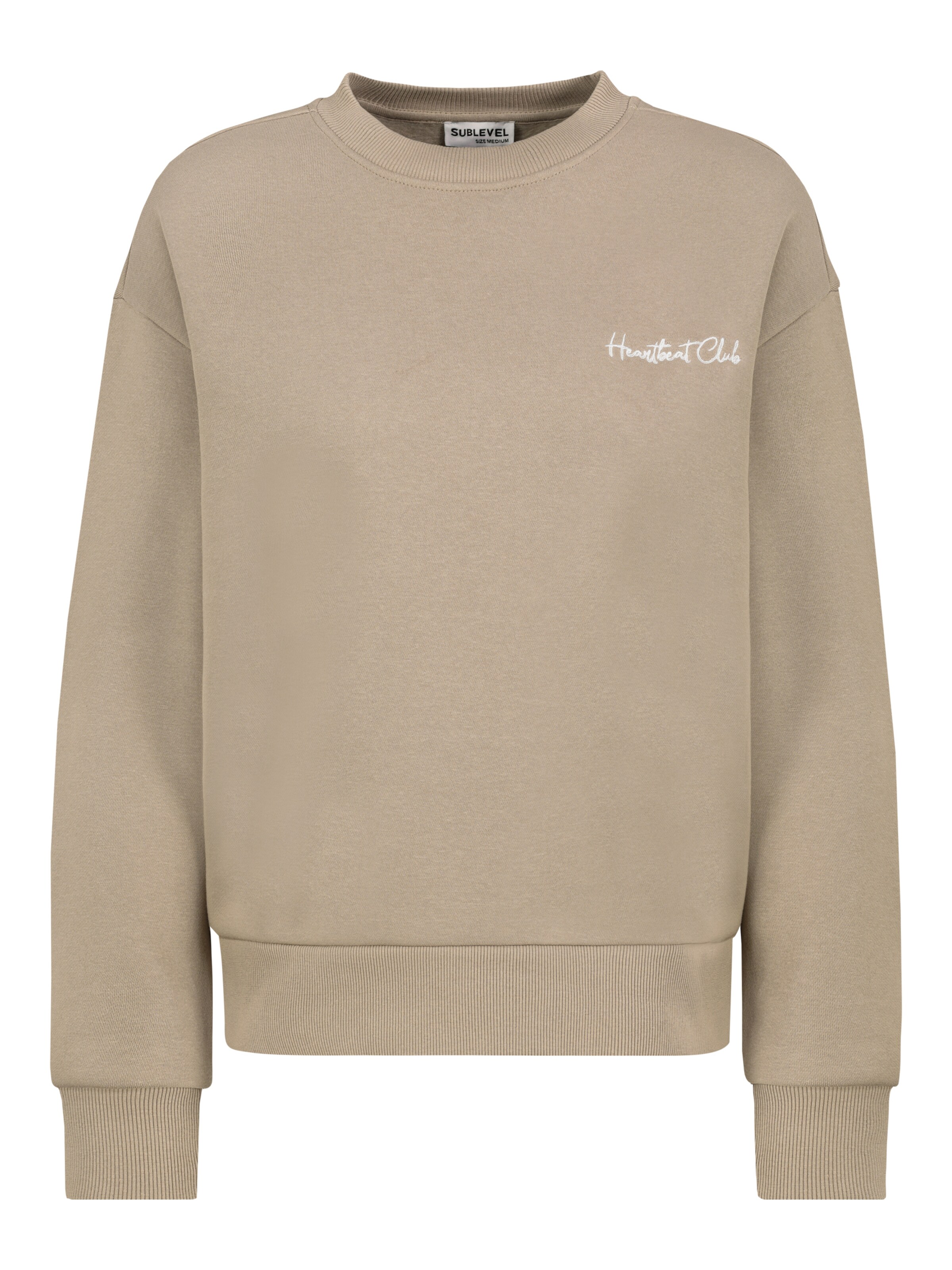 Sublevel Sweatshirt in Grau: Vorderseite