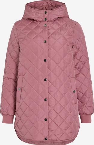 Manteau mi-saison VILA en rose : devant