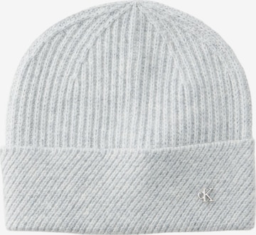 Bonnet Calvin Klein en gris : devant