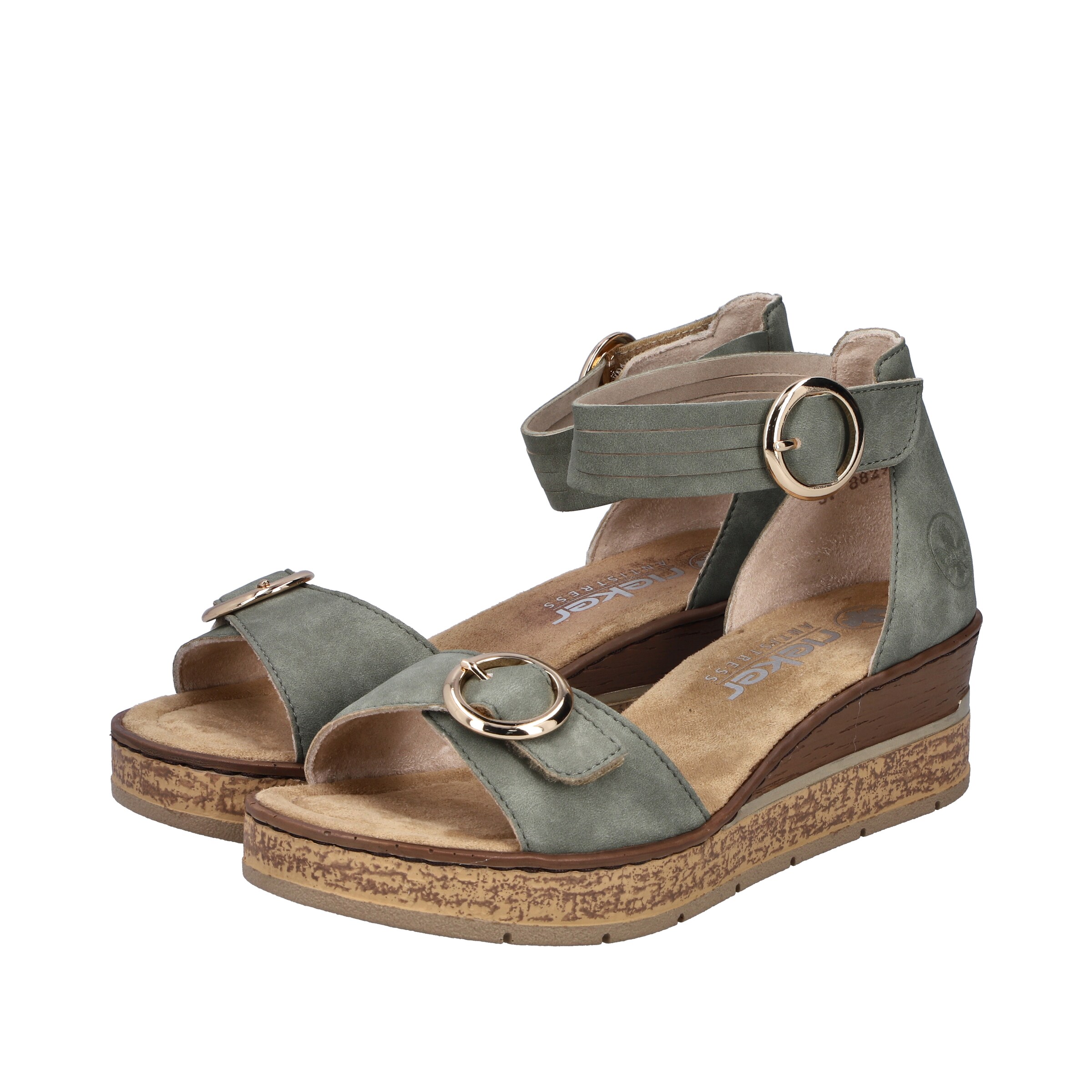 Sandales Rieker en vert