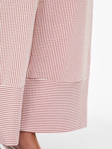 Wide Leg Pantalon 'VIStriplo' VILA en rose