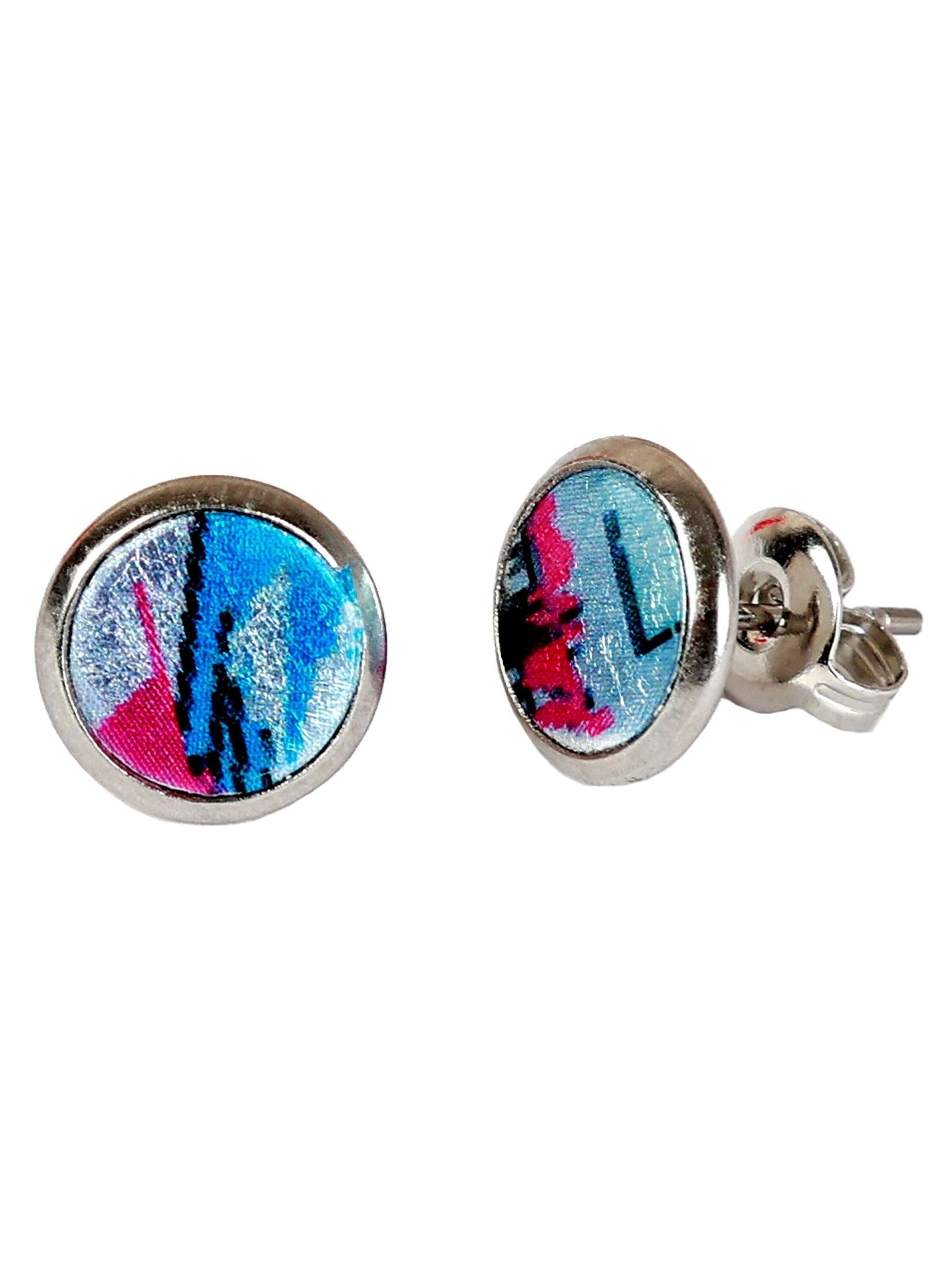 Boucles d'oreilles DeMarie en argent : devant