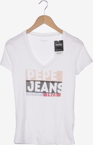 Pepe Jeans T-Shirt M in Weiß: predná strana