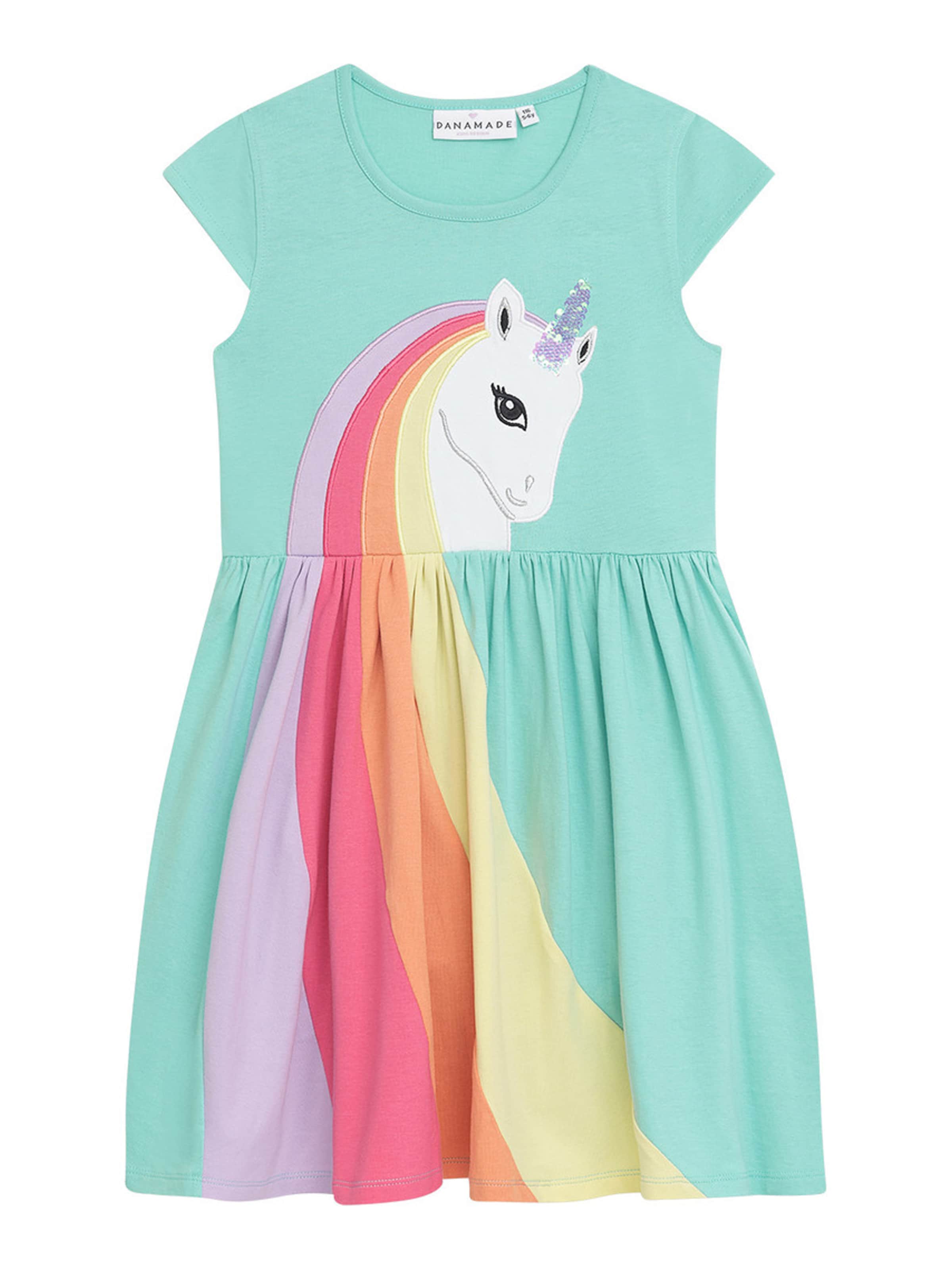 Danamade Kjole i blå: forside