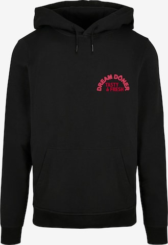 Felpa 'Dream Kebab' di Mister Tee in nero: frontale
