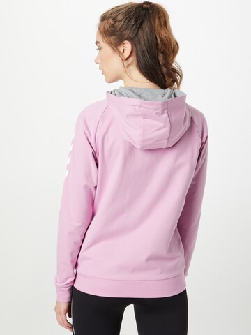 Hummel Sportssweatjakke i lilla