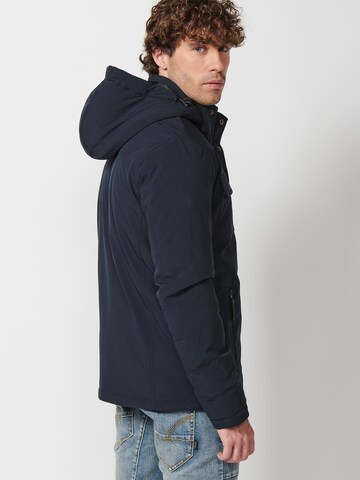 KOROSHI Between-Season Jacket in Blue