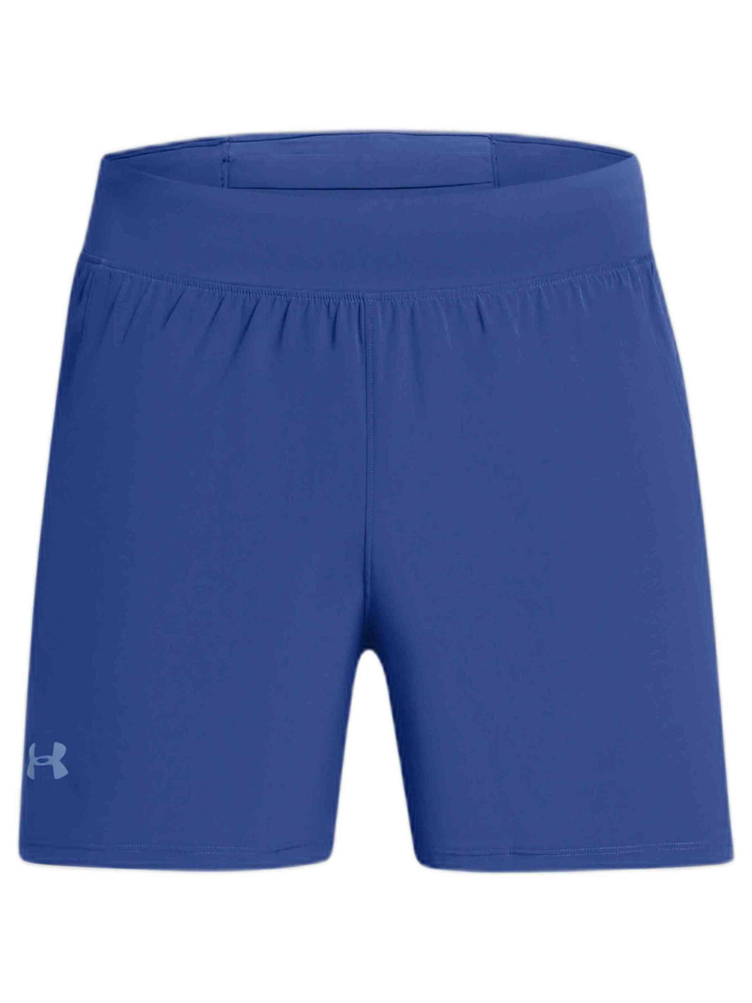 UNDER ARMOUR Regular Sports trousers 'Launch Pro' in Blue: front