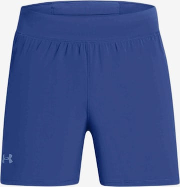 UNDER ARMOUR Regular Sports trousers 'Launch Pro' in Blue: front