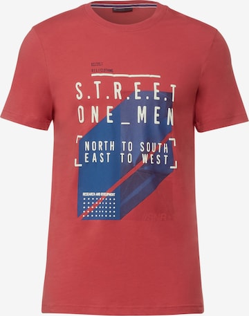 Street One MEN Shirt in Red: front