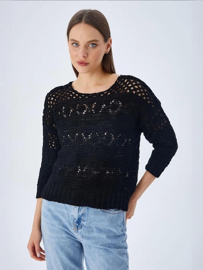 MixRay Pullover 'Pullover' em S-M em preto, Vista do artigo