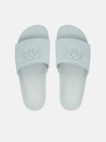 PINKO Kapcie 'PINKO DILLY 01 SLIPPER RUBBERIZED Scarpe' w kolorze niebieski