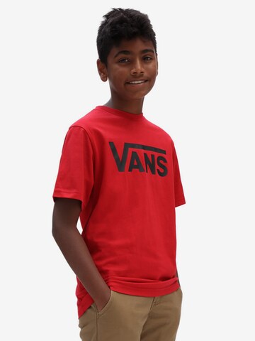 Coupe regular T-Shirt 'CLASSIC' VANS en rouge : devant