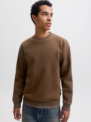 JACK & JONES Свитшот 'JJEBRADLEY' в Коричневый