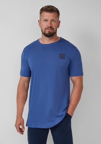 s.Oliver Men Tall Sizes T-Shirt in Blau: Vorderseite