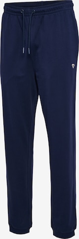 Hummel Tapered Sportbroek 'IC TERRY' in Blauw