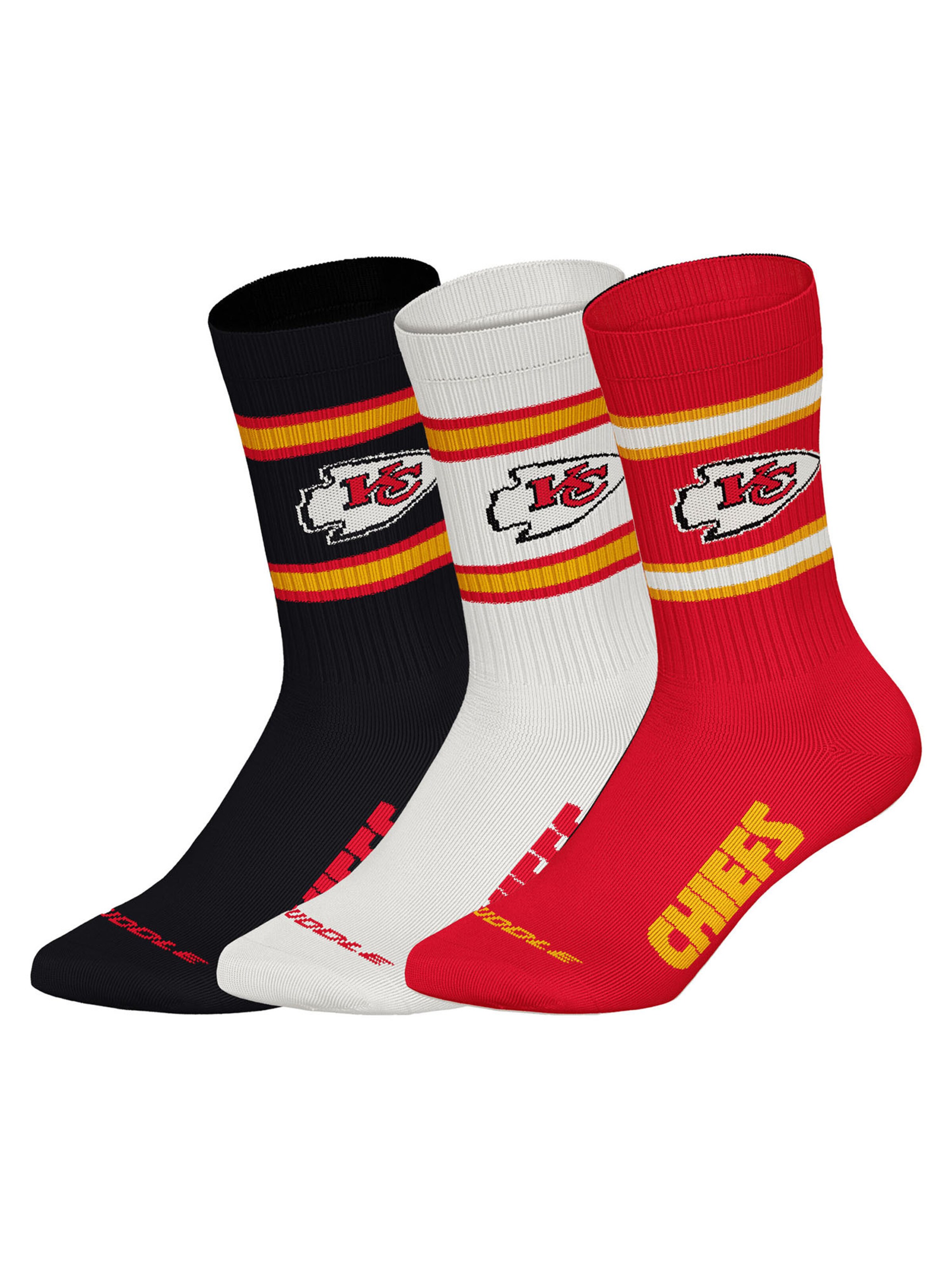 Huddle Socks ' NFL Kansas City Chiefs Crew ' in Red: front