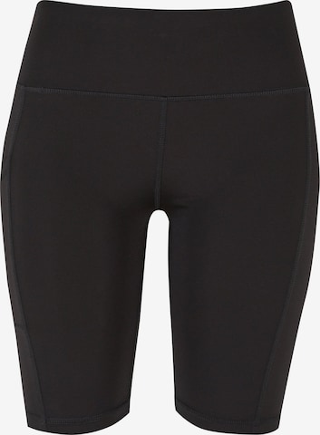 Urban Classics Skinny Leggings in Black: front