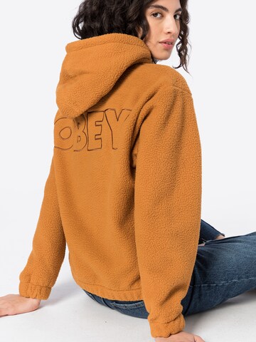 Obey Sweatshirt 'Asher' in Braun