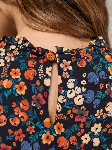 Twothirds Dress 'Grassholm - Wild Forest' in Mixed colours