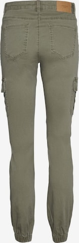 Coupe slim Jeans cargo VERO MODA en vert