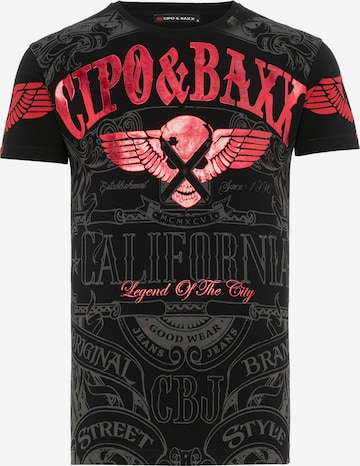 CIPO & BAXX Shirt in Black: front