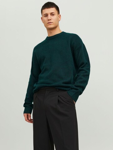 JACK & JONES Sveter 'Ollie' - Zelená: predná strana