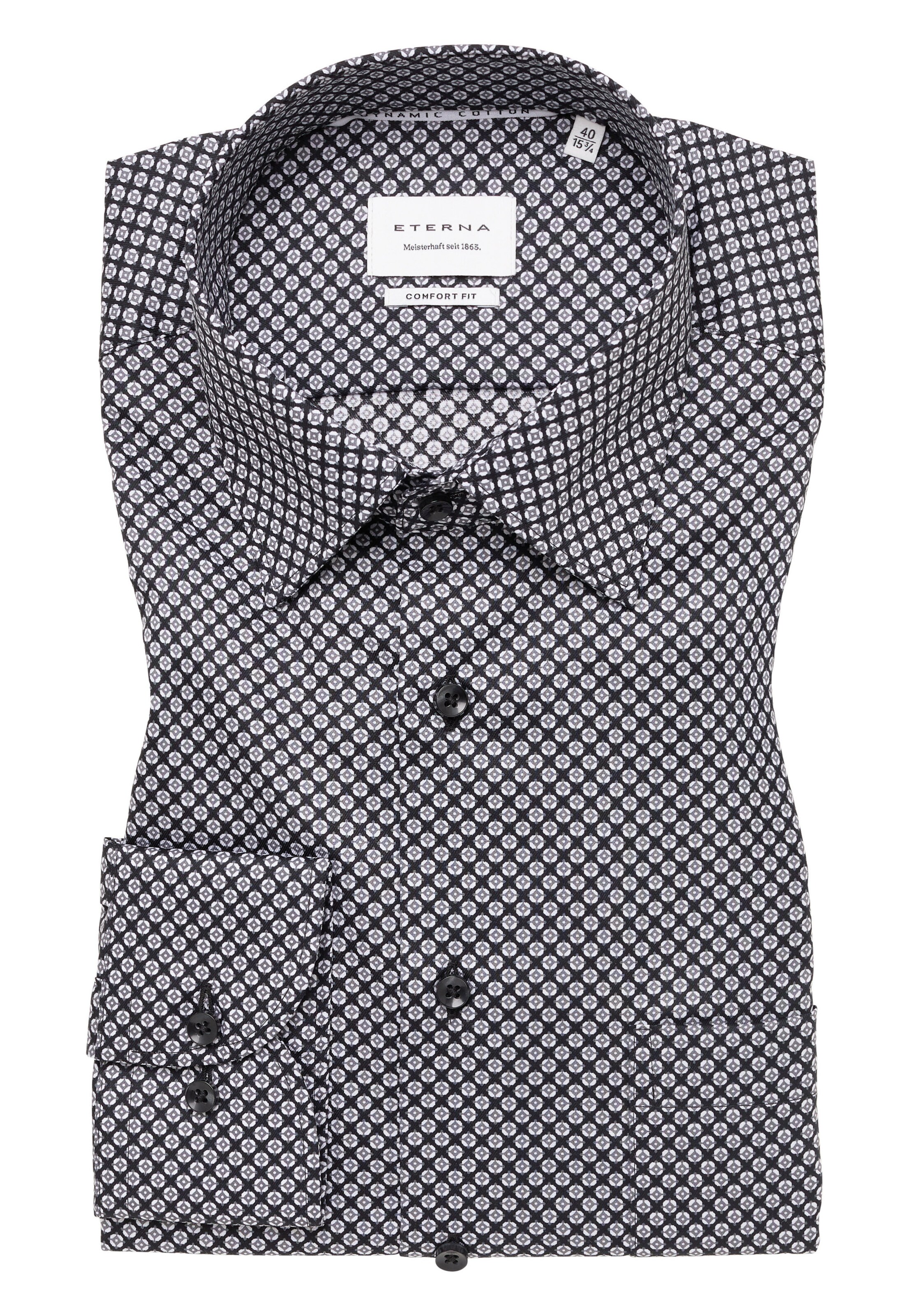 ETERNA Comfort fit Business shirt in Grey