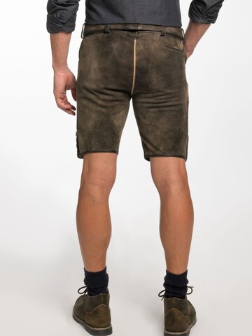 Coupe slim Pantalon folklorique 'Wayen' SPIETH & WENSKY en noir
