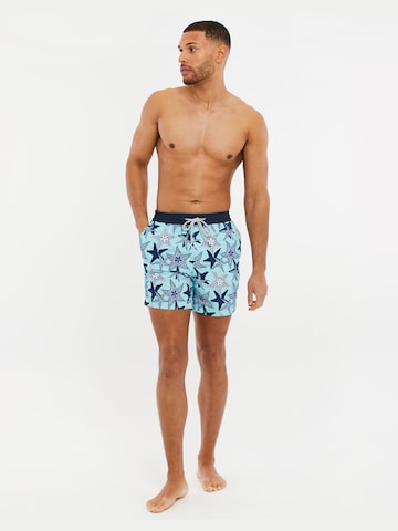 Threadbare Swimming shorts 'Starfish' in Blue