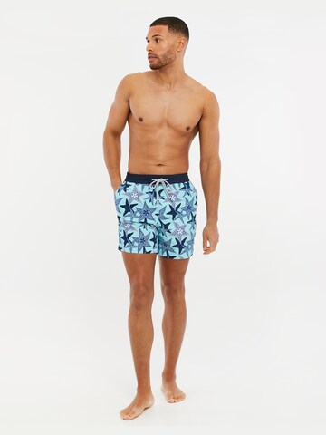Shorts de bain 'Starfish' Threadbare en bleu