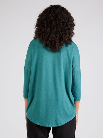 ONLY Carmakoma - Camisa 'Nika' em verde