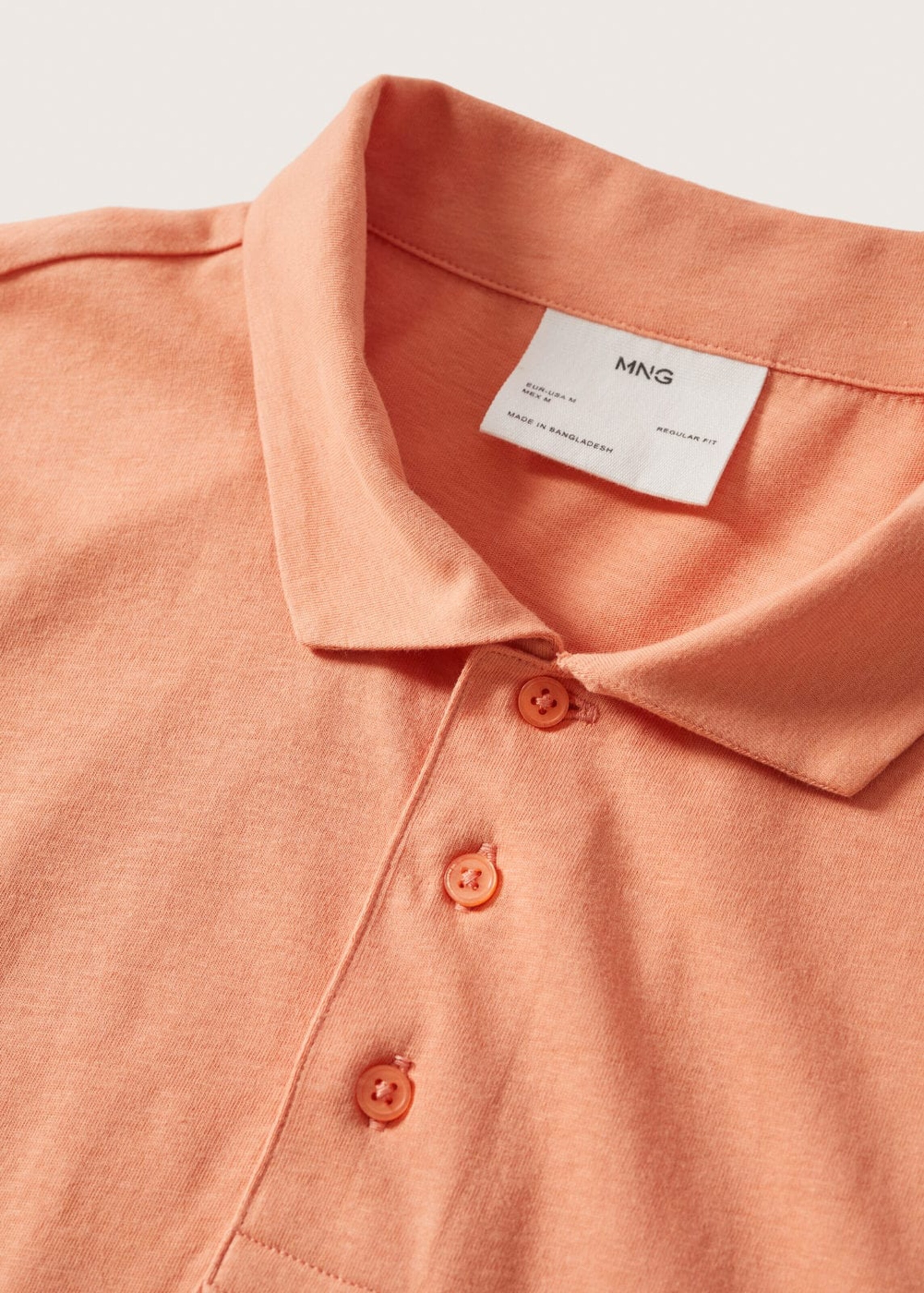 Männer Shirts MANGO MAN Shirt 'Swimp' in Apricot - PI59347 Männer Shirts MANGO MAN Shirt 'Swimp' in Apricot - PI59347
